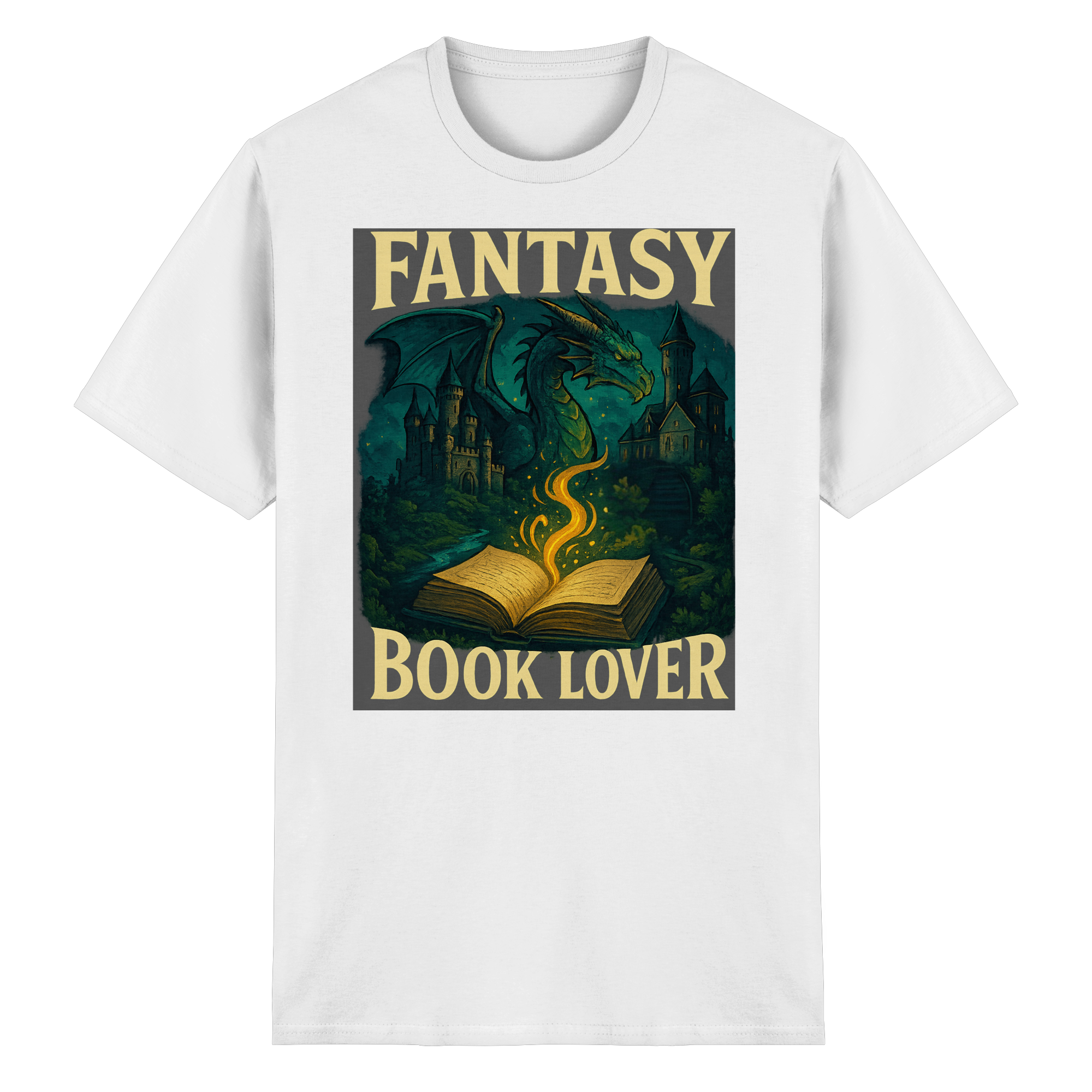 Fantasy Book Lover - Heavy Cotton T-Shirt