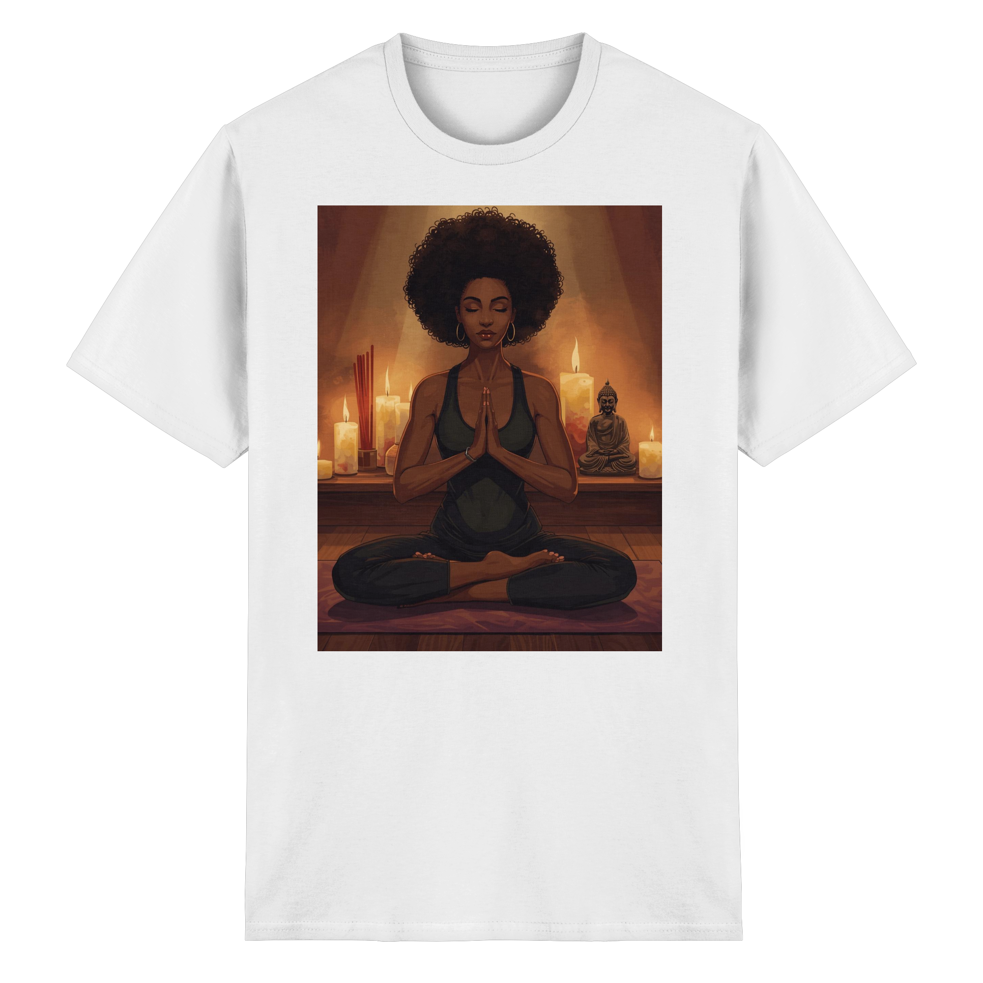 Yoga & Serenity - Heavy Cotton T-Shirt