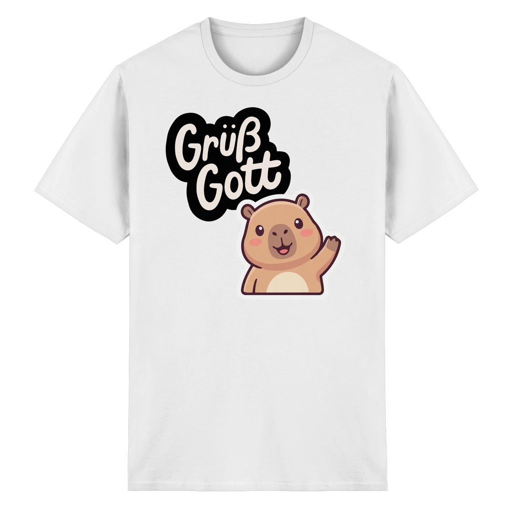 Grüß Gott Capybara | - Heavy Cotton T-Shirt