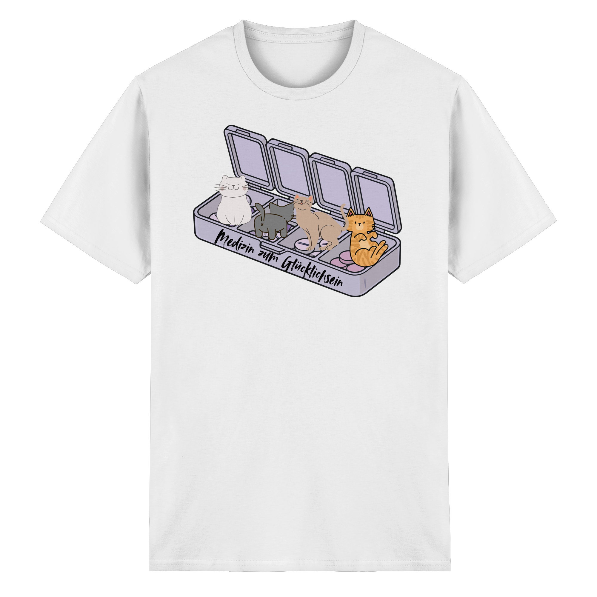 Medizin zum Glücklichsein - Heavy Cotton T-Shirt