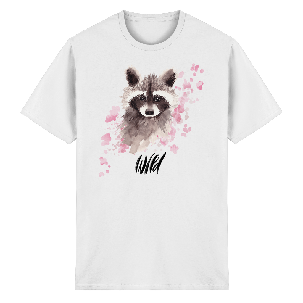 Aquarell Waschbär - Heavy Cotton T-Shirt