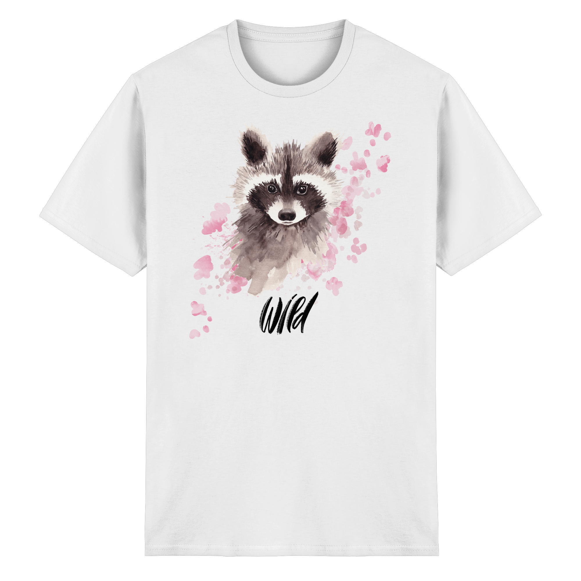 Aquarell Waschbär - Heavy Cotton T-Shirt