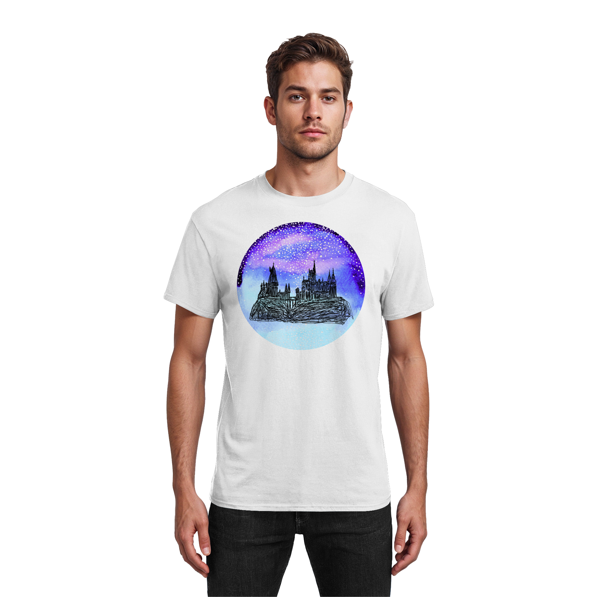 Winter in der Schule für Magie-Begabte - Heavy Cotton T-Shirt