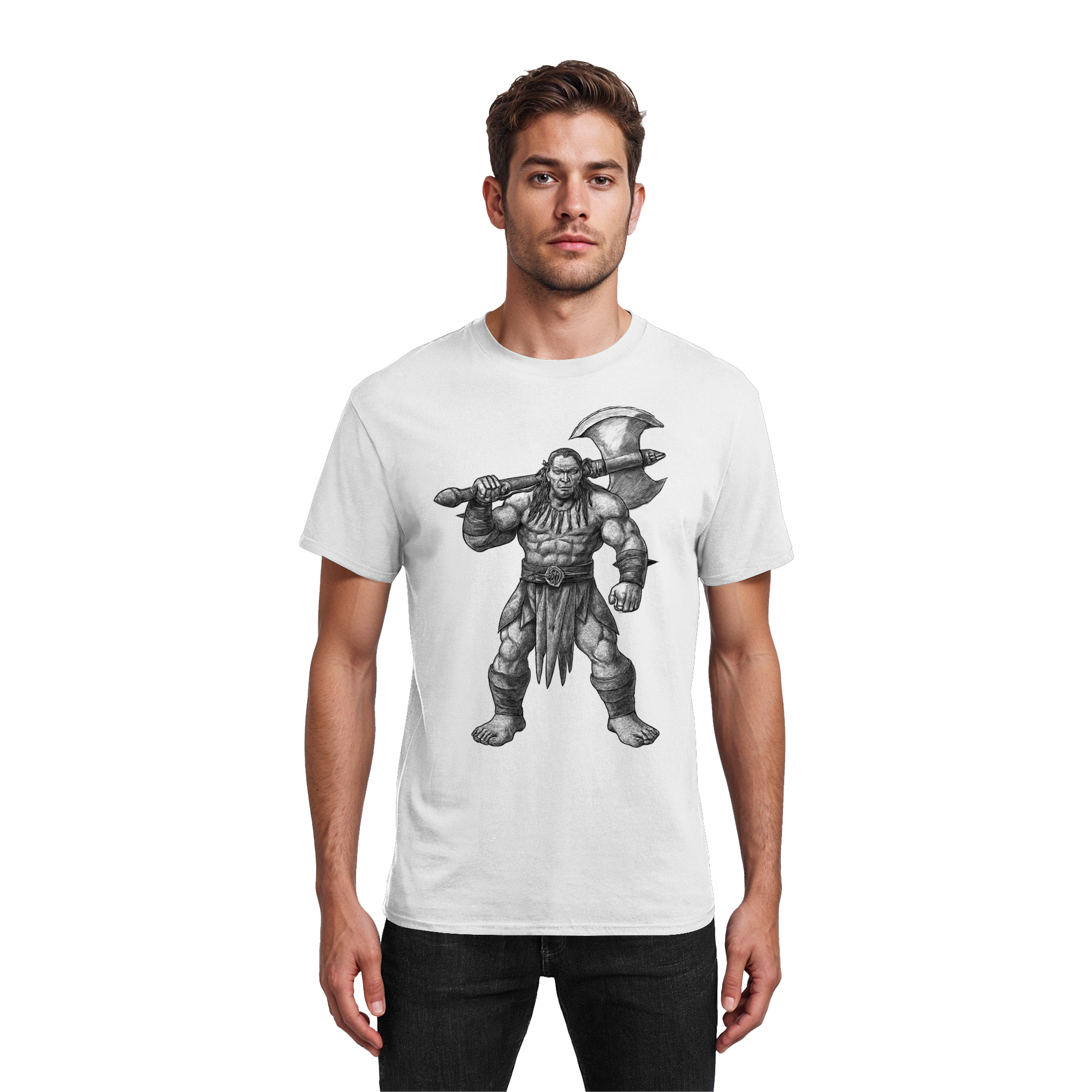 Barbarian's Resolve - Heavy Cotton T-Shirt