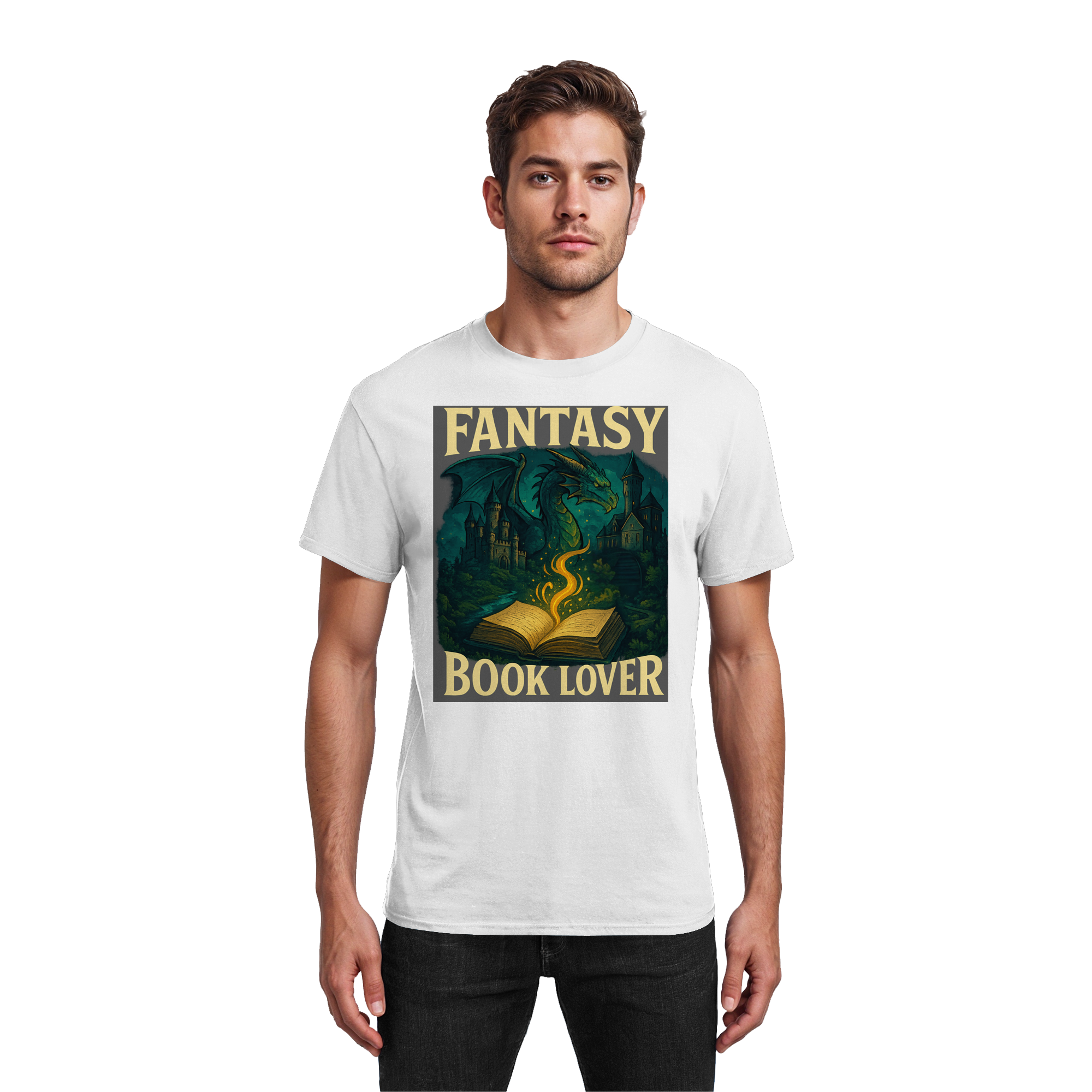 Fantasy Book Lover - Heavy Cotton T-Shirt