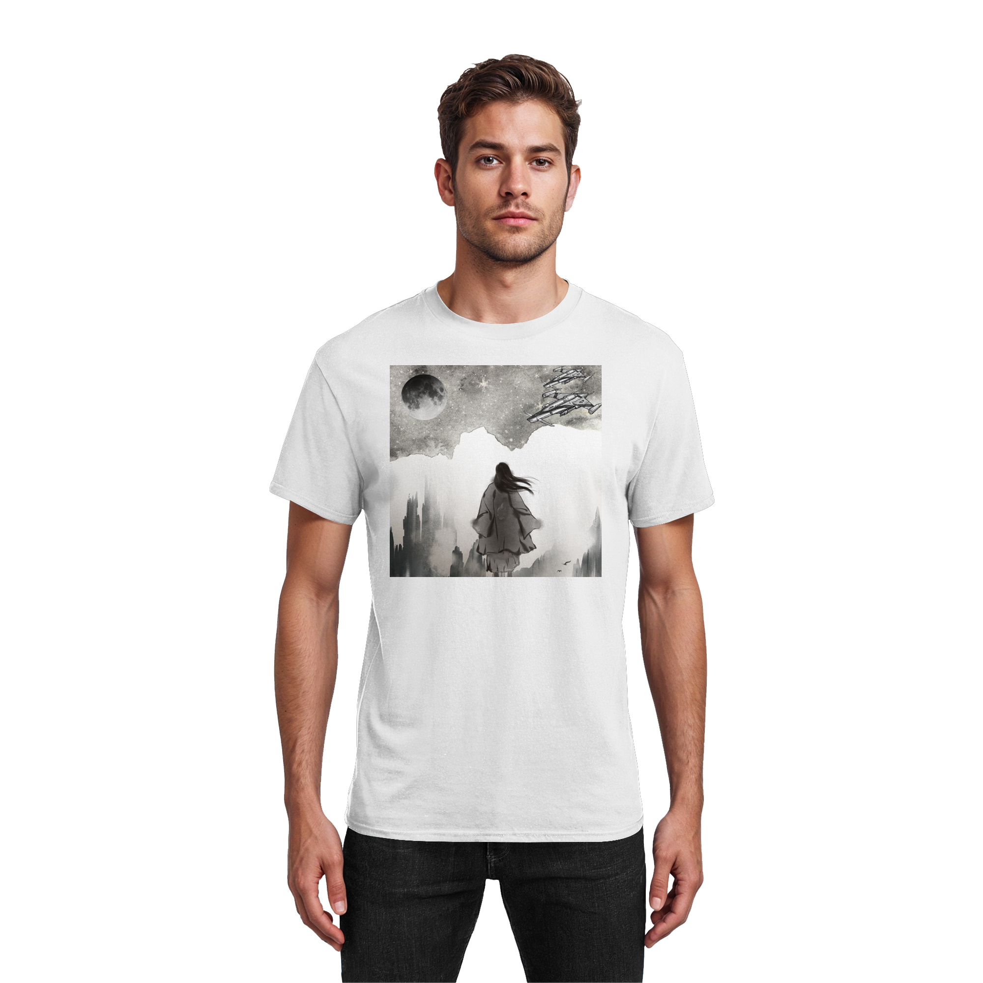 Zwischen den Sternen - Heavy Cotton T-Shirt