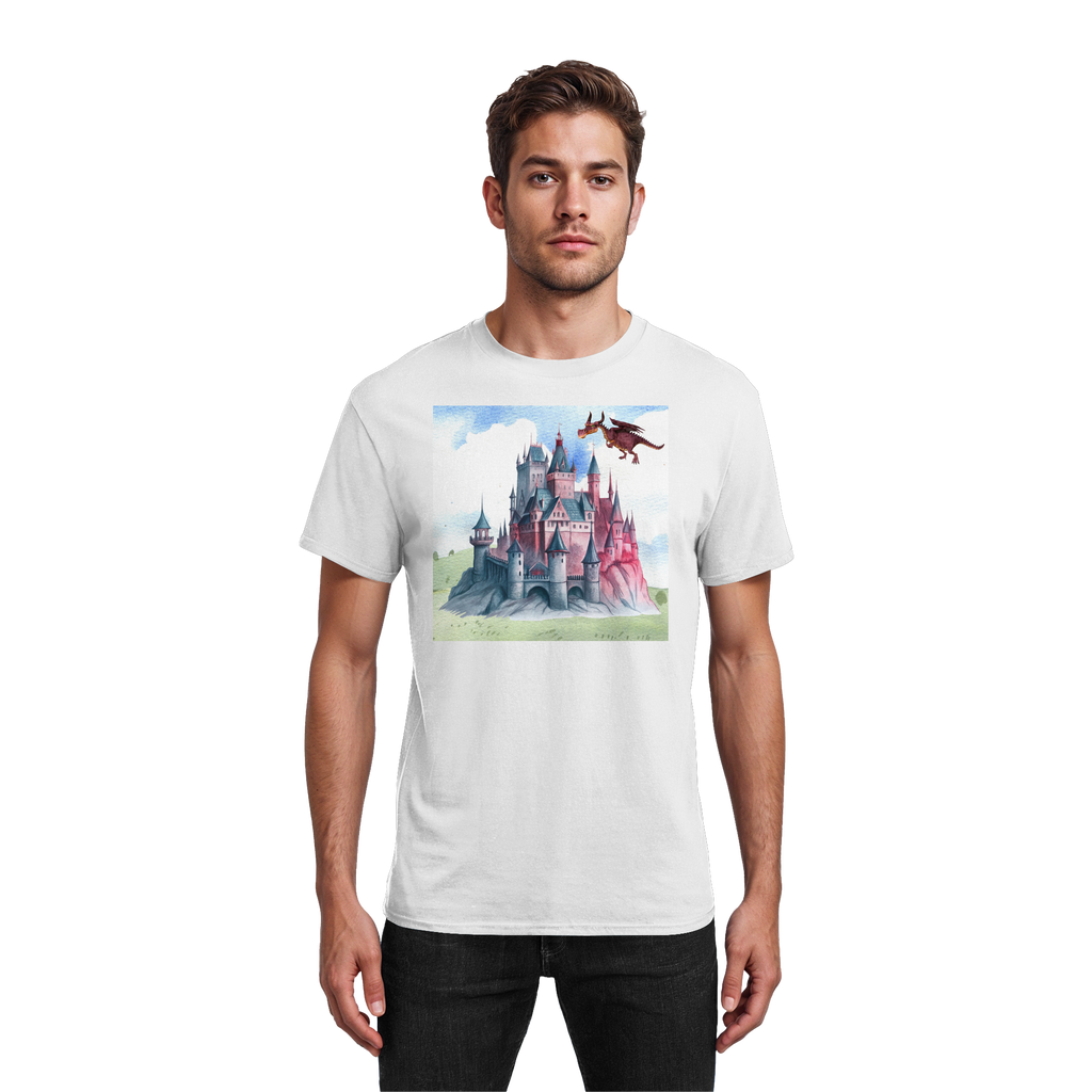 Das Schloss der Drachen - Heavy Cotton T-Shirt