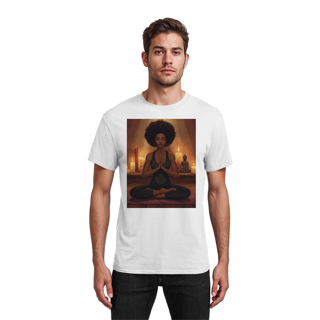 Yoga & Serenity - Heavy Cotton T-Shirt