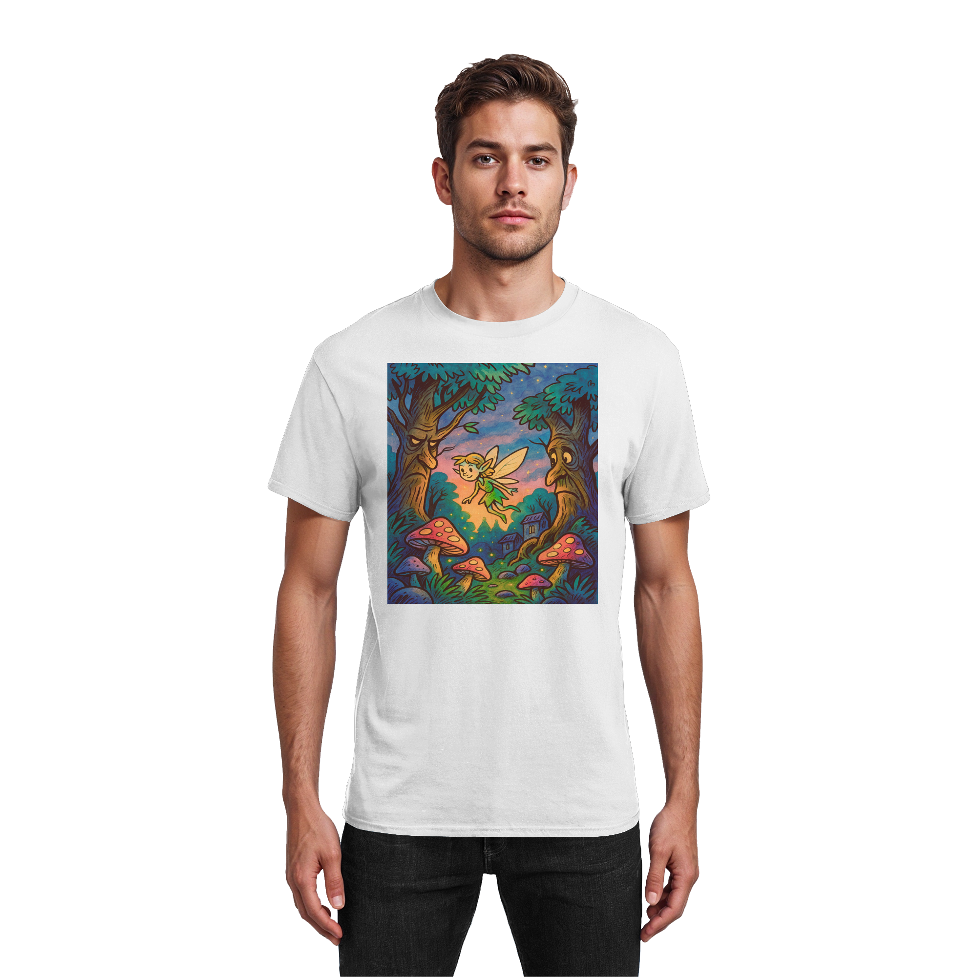 Magischer Elfenwald - Heavy Cotton T-Shirt