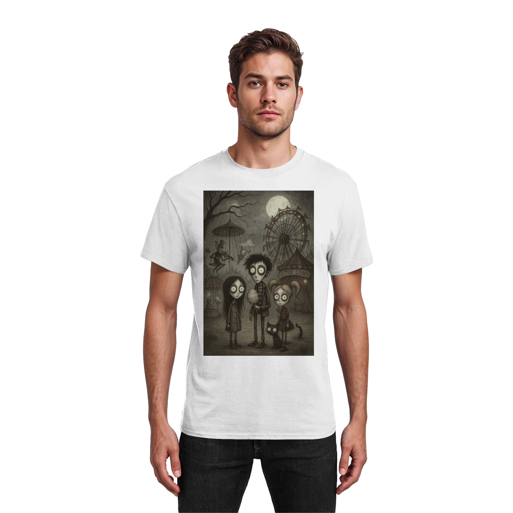 Der Mitternachtsjahrmarkt - Heavy Cotton T-Shirt
