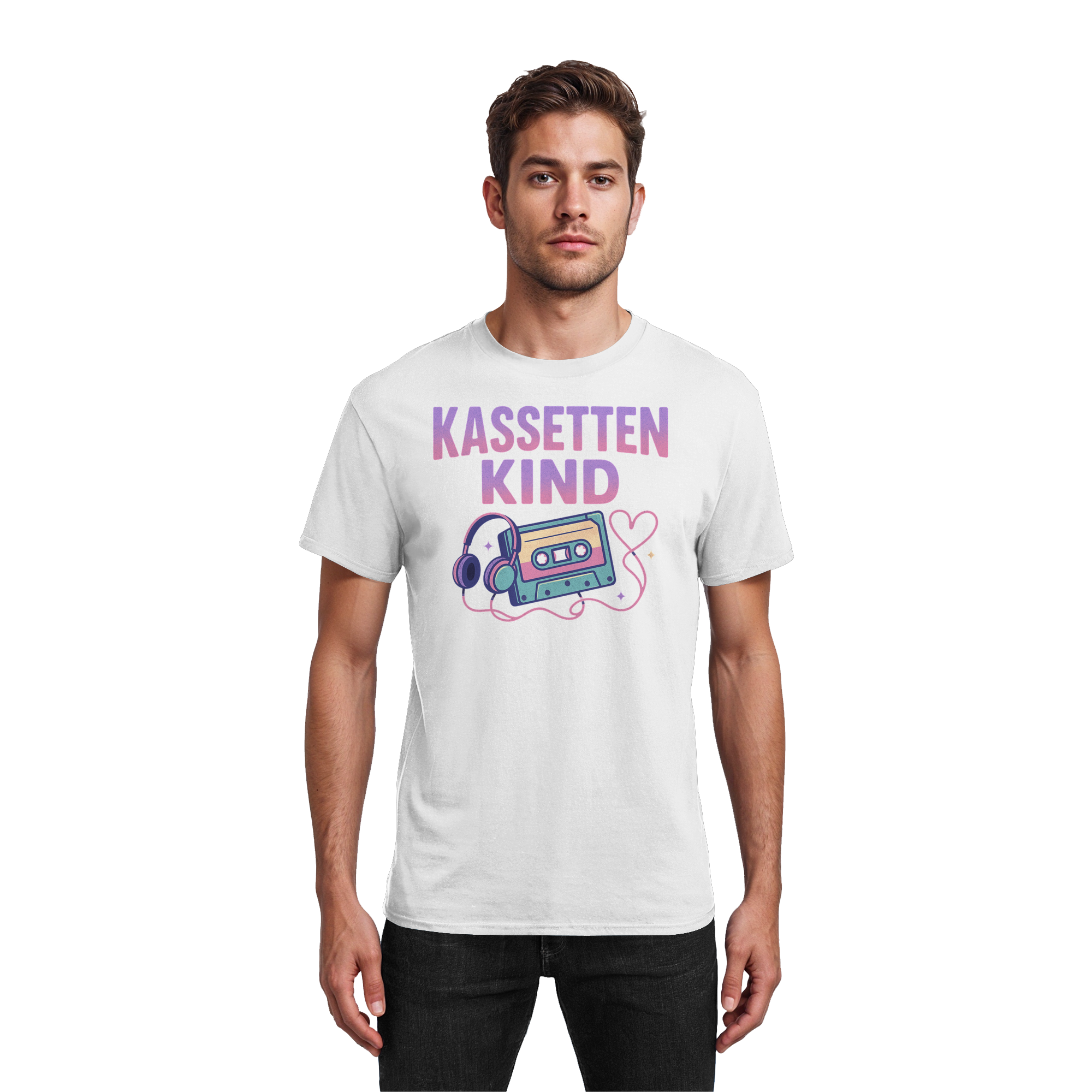 Kassettenkind-Nostalgie-Edition - Heavy Cotton T-Shirt
