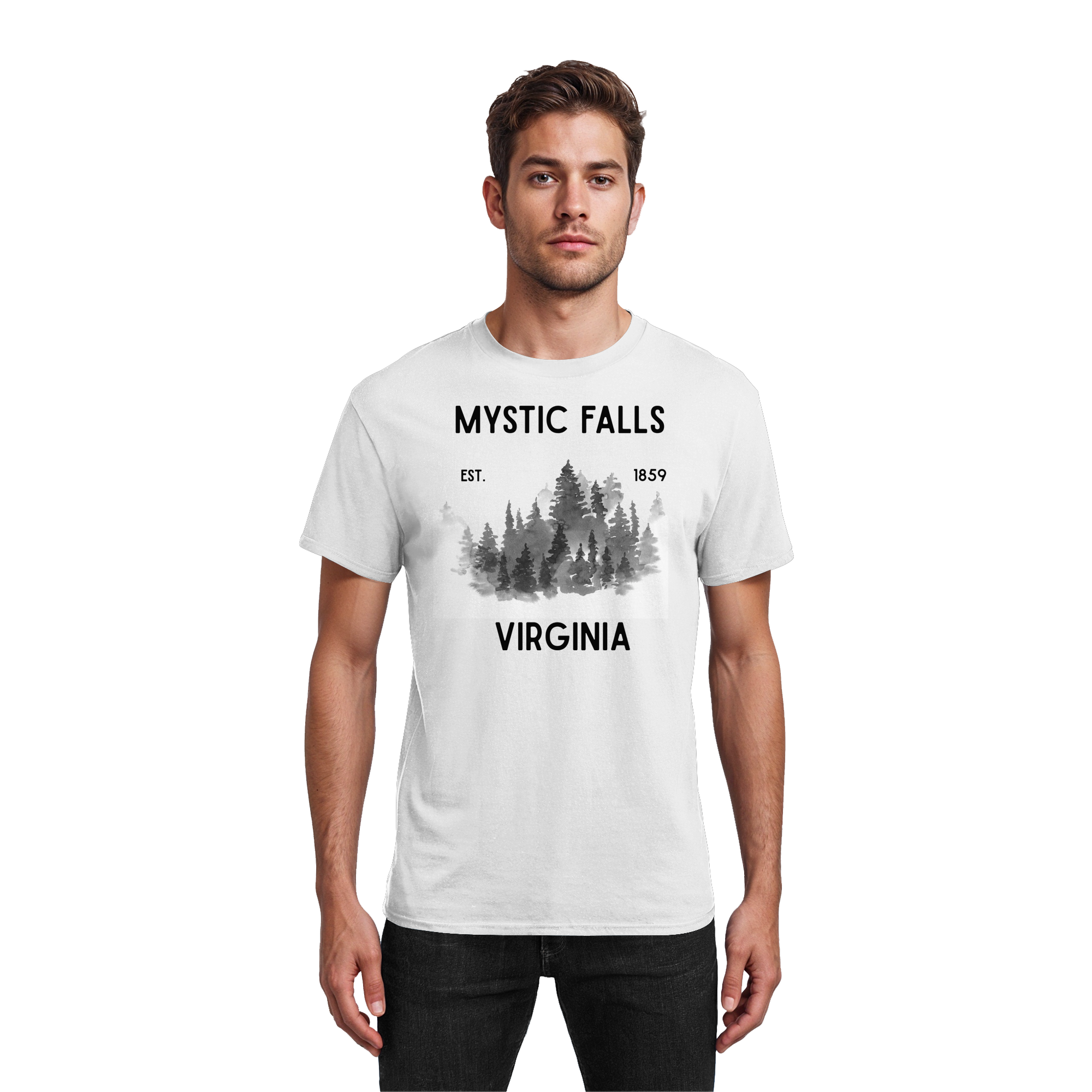 Ein ganz normaler Abend in Mystic Falls - Heavy Cotton T-Shirt
