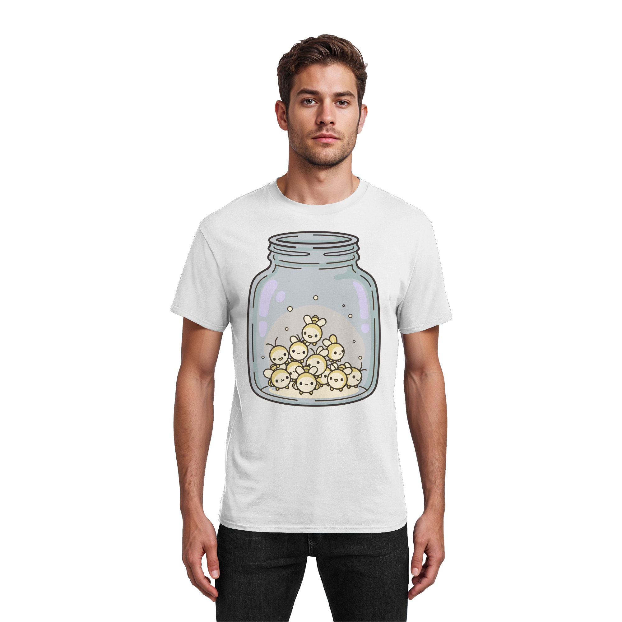 Gläserne Sternensammler - Heavy Cotton T-Shirt