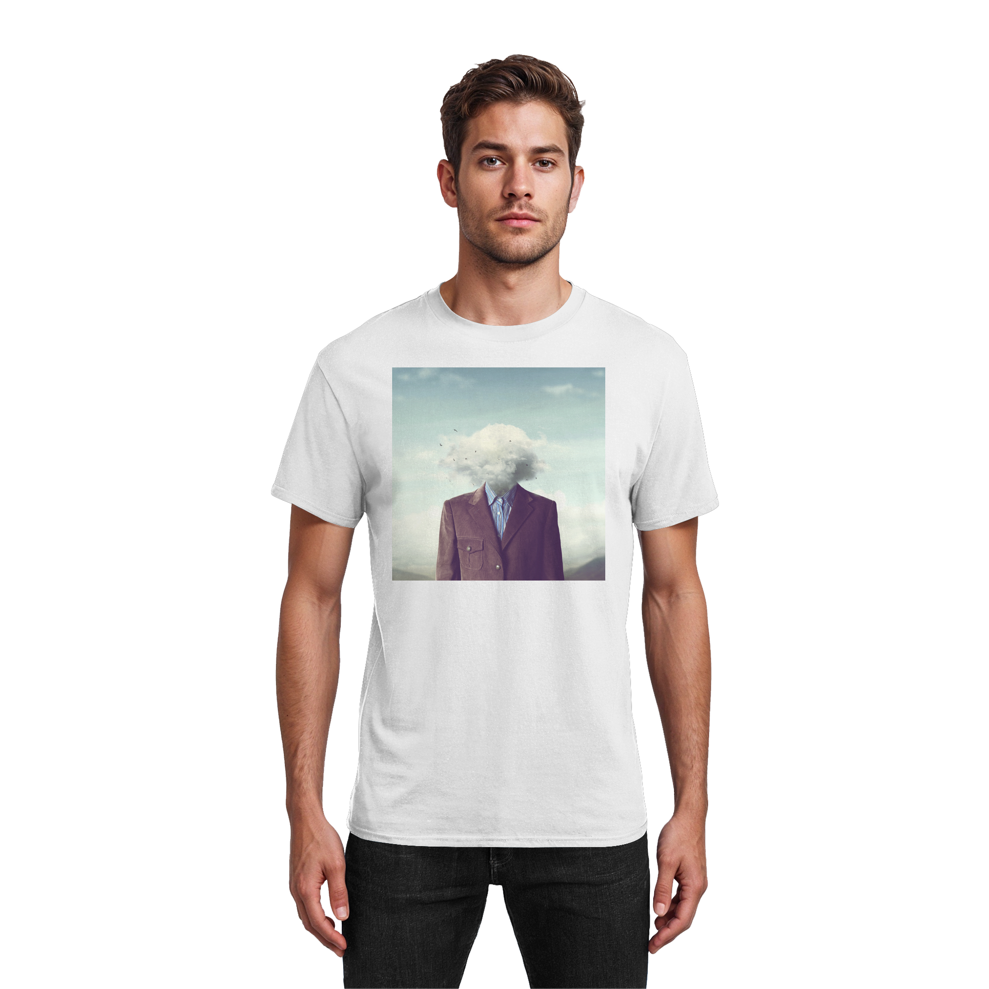 Ein Himmel voller Gedanken - Heavy Cotton T-Shirt