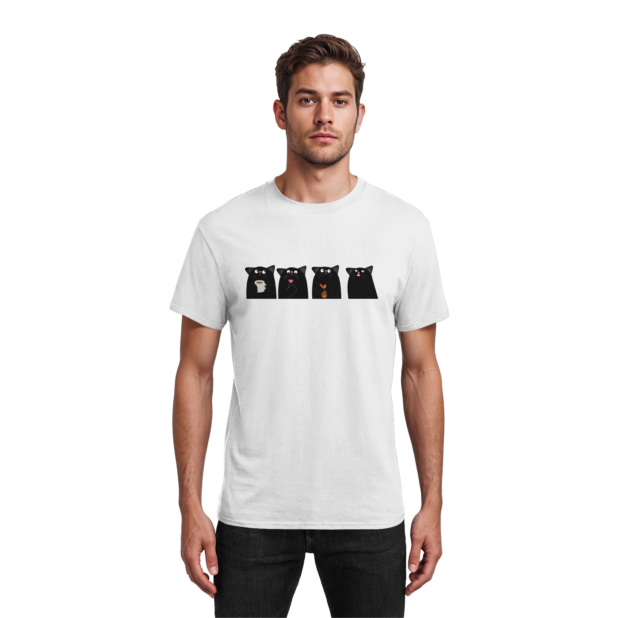 Der Rat der schwarzen Katzen - Heavy Cotton T-Shirt