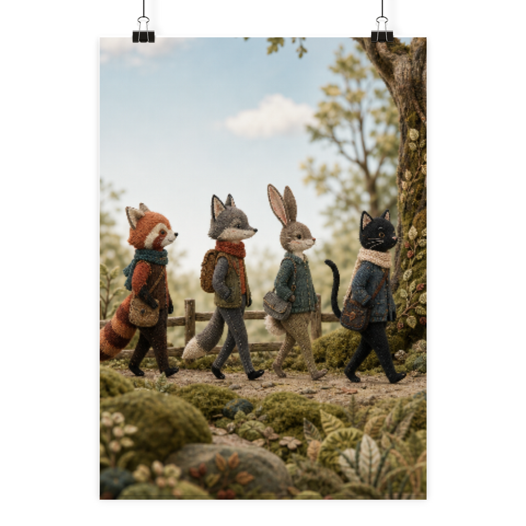 The Little Wanderers - Poster Din A2
