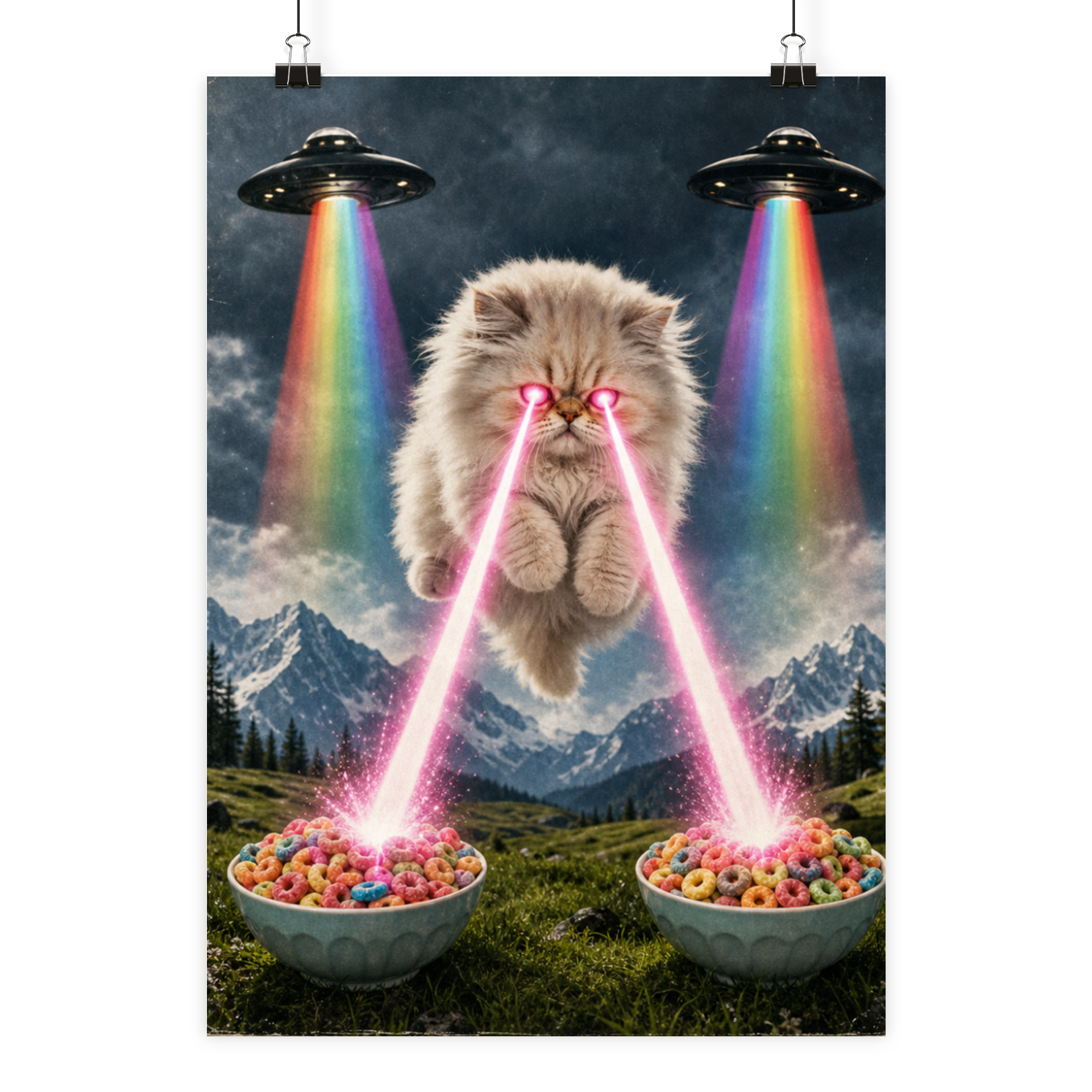 Cosmic Cattitude - Poster Din A2