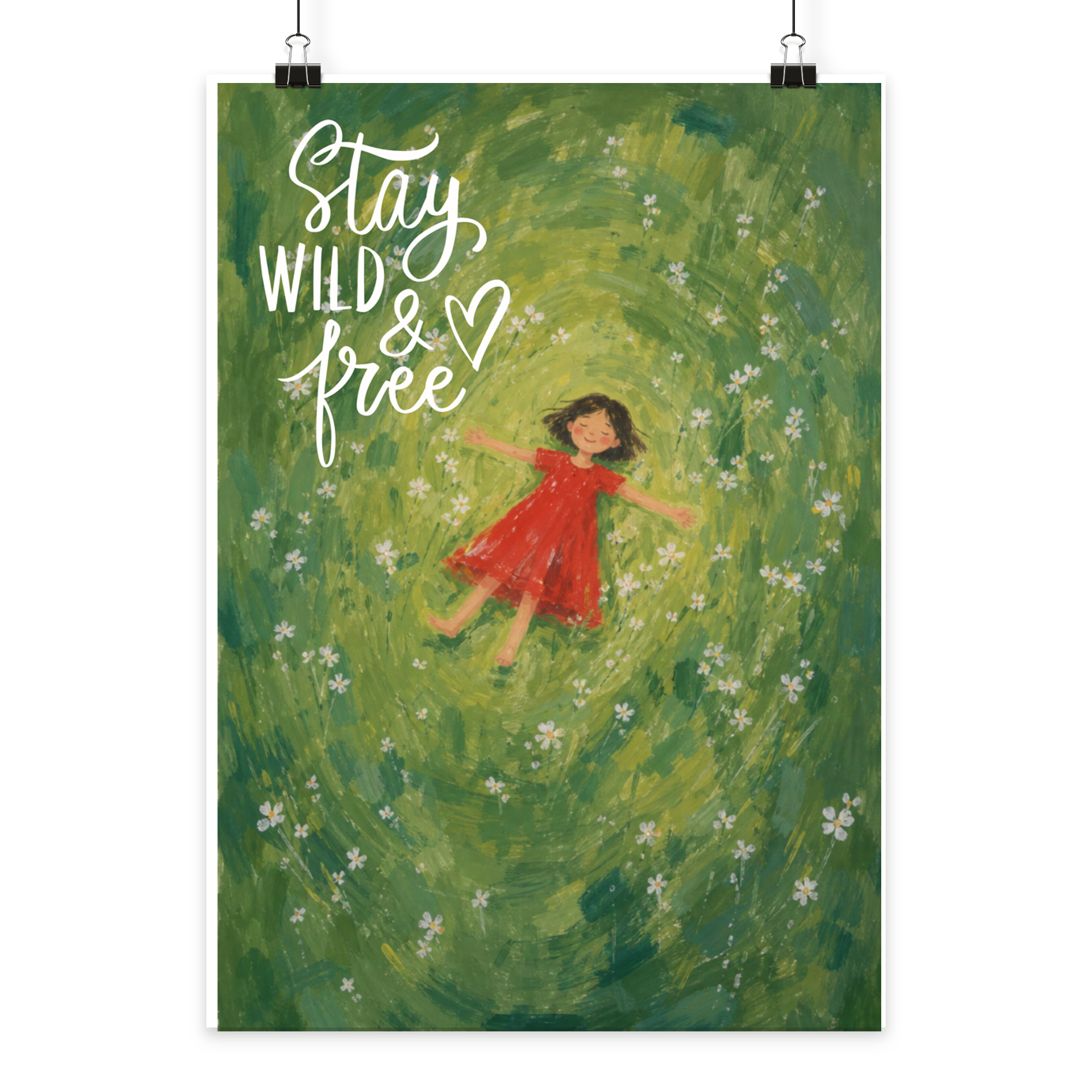 Stay wild & free - Poster Din A2