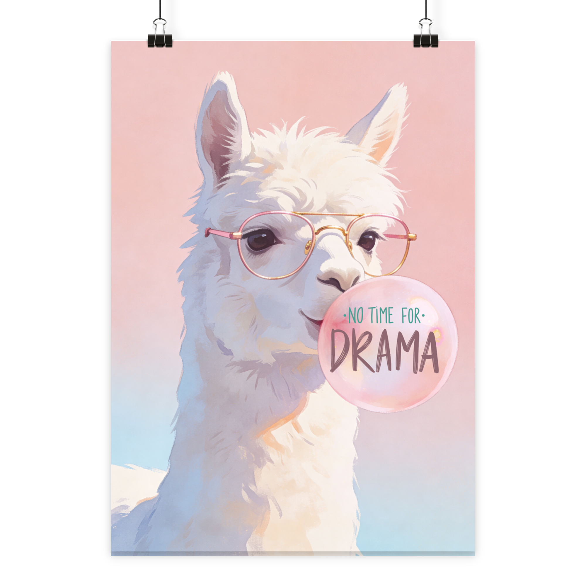 No Time for Drama - Poster Din A2