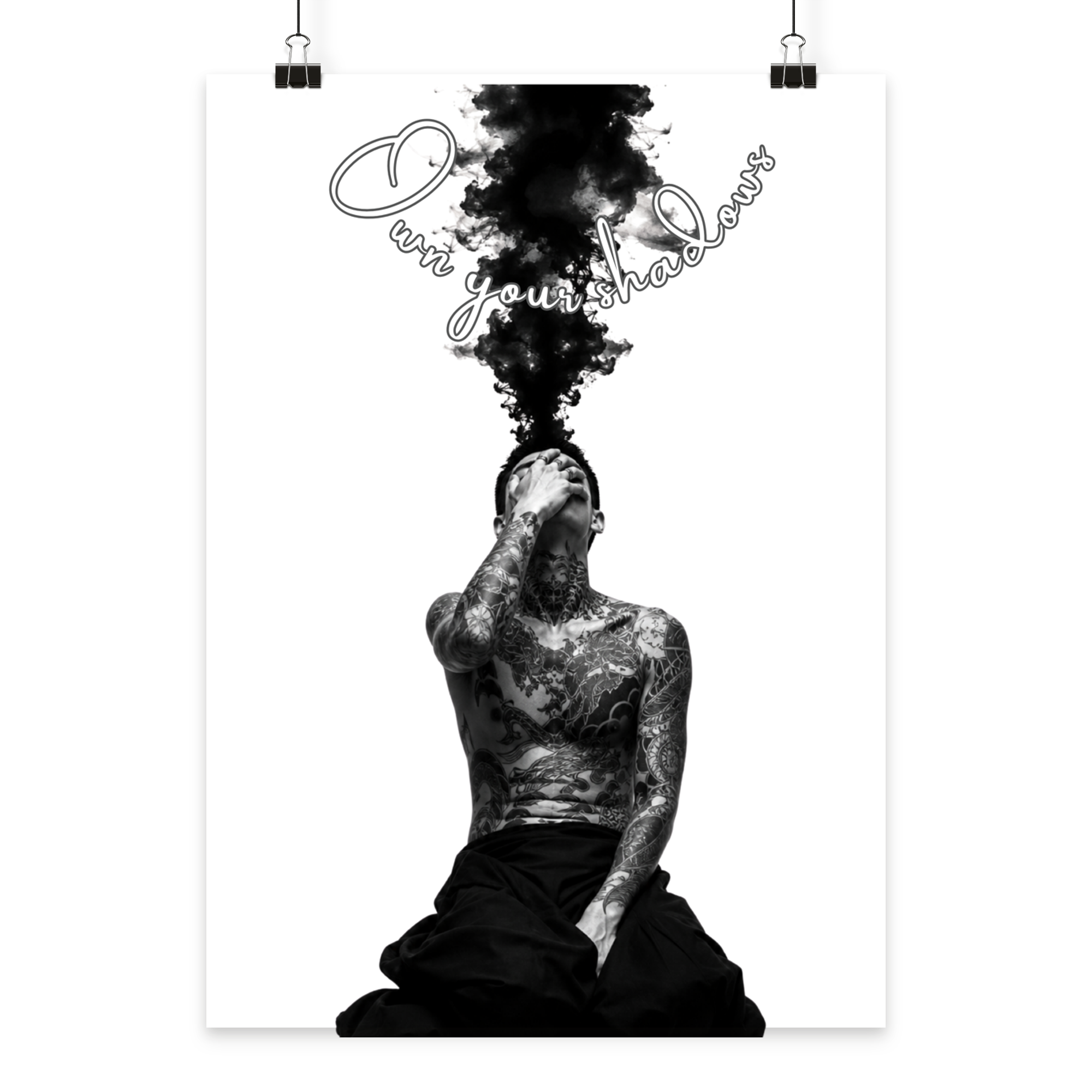 Own Your Shadows - Poster Din A2